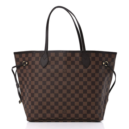 Louis Vuitton Damier Ebene Neo Neverfull MM Rose Ballerine 3 of 9