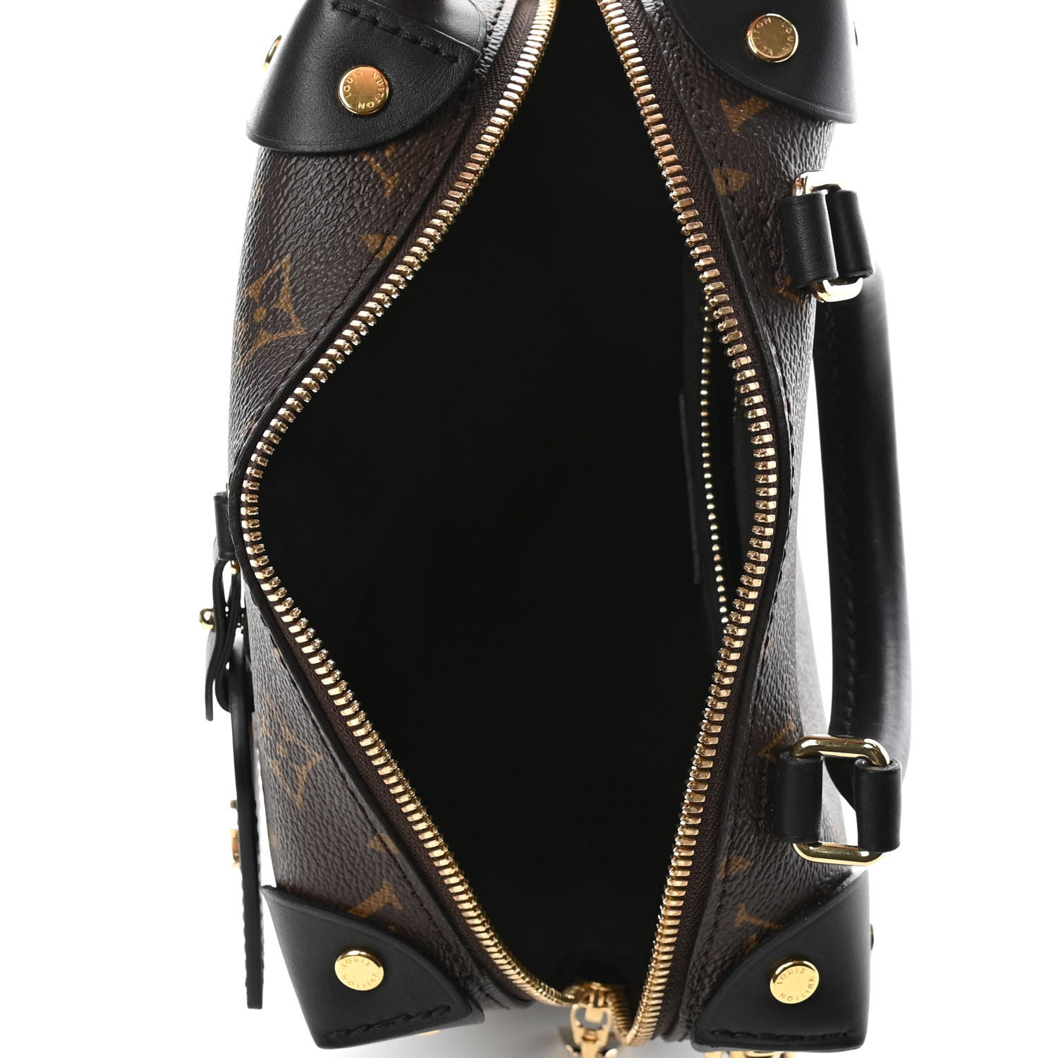 Louis Vuitton Monogram Petite Malle Souple Black 4 of 4