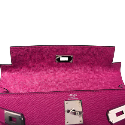 Hermes Epsom Kelly Sellier 28 Rose Pourpre 17 of 37