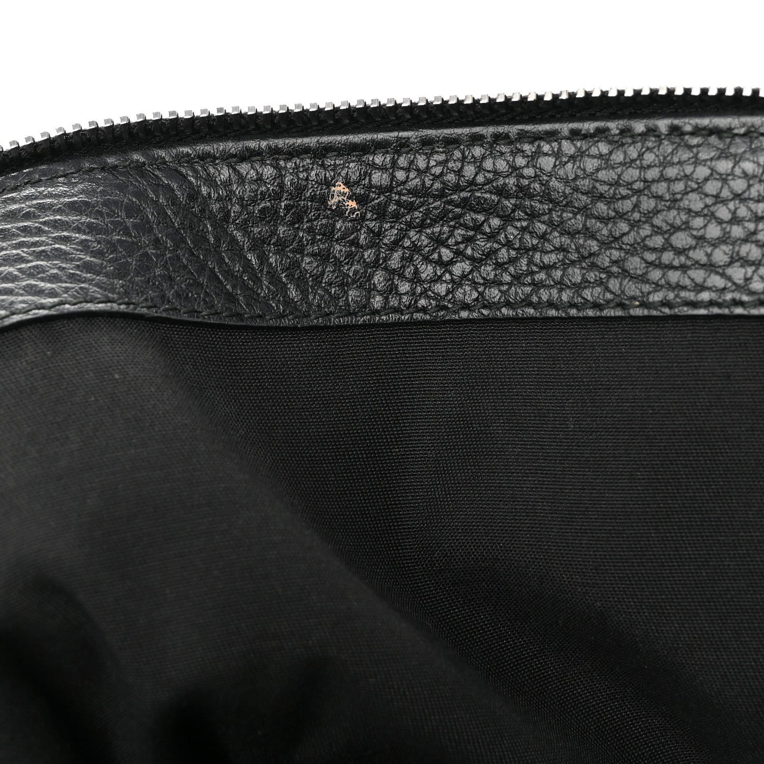 Gucci Nylon Monogram Medium GG Charm Dome Satchel Black 11 of 12