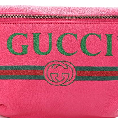 Gucci Grained Calfskin Logo Belt Bag Pink 8 of 10