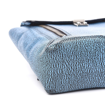 3.1 Phillip Lim 3.1 Textured Calfskin Pashli Backpack Black Blue 6 of 8