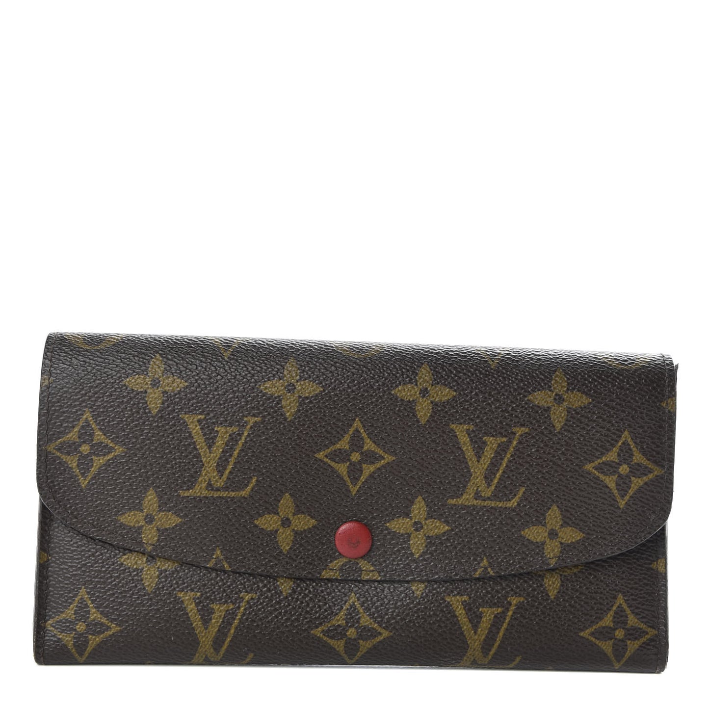 Monogram Emilie Wallet Red