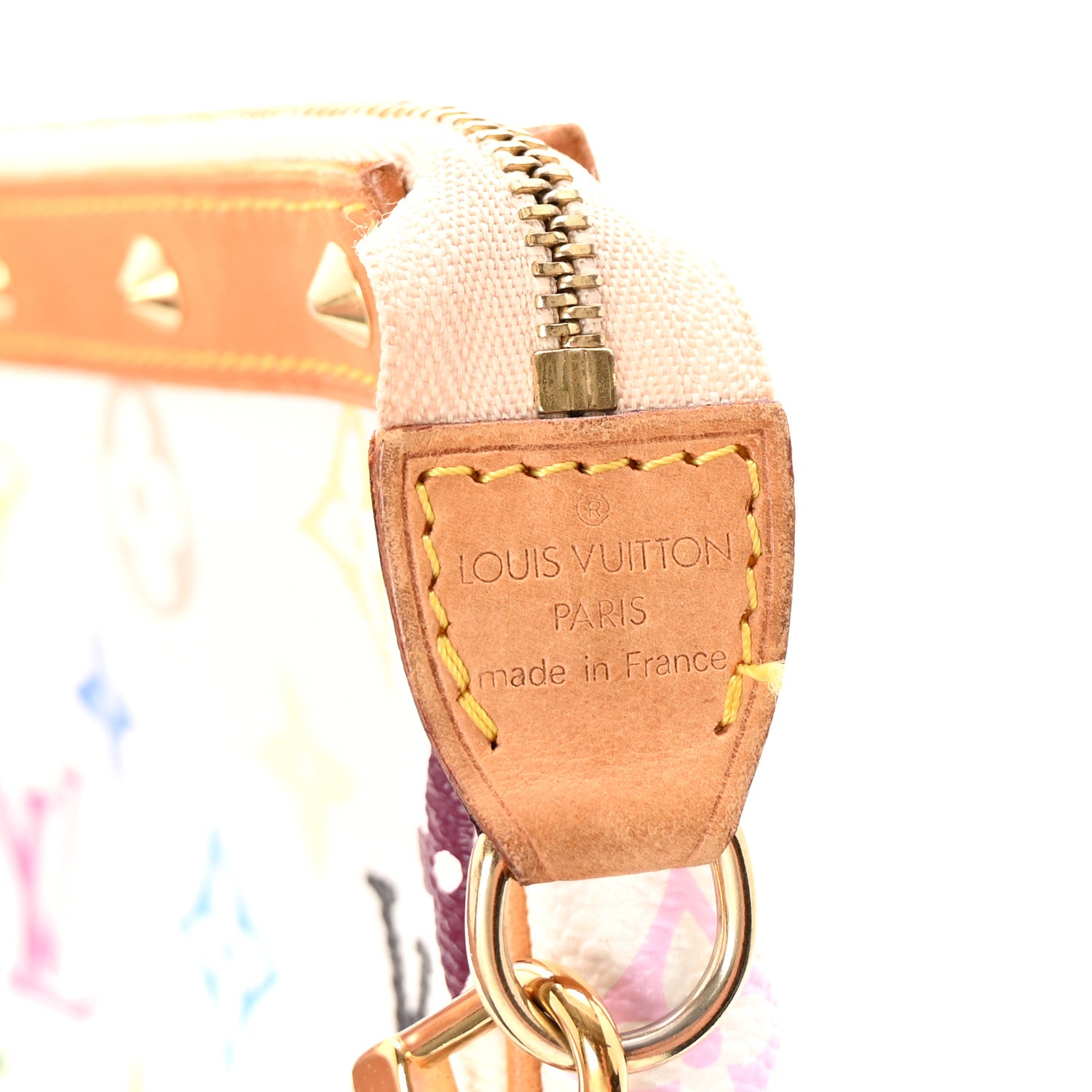 Louis Vuitton Monogram Multicolor Pochette Accessories White 6 of 9
