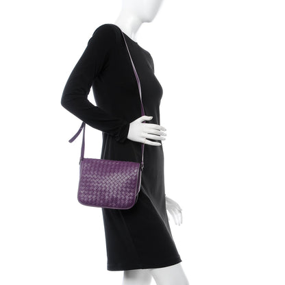 Bottega Veneta Nappa Intrecciato Mini Flap Crossbody Monalisa 2 of 10