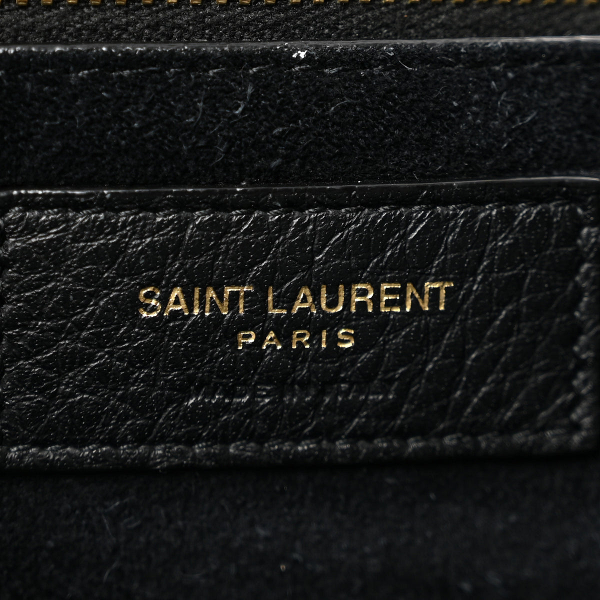 Saint Laurent Grained Deerskin Bea Tote Black 6 of 14