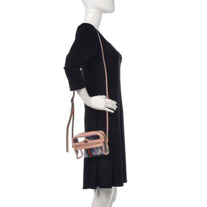 Gucci Vinyl Web Mini Ophidia Transparent Shoulder Bag Perfect Pink 2 of 9
