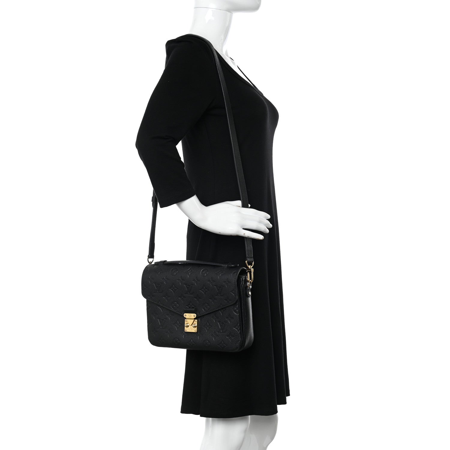 Louis Vuitton Empreinte Pochette Metis Black 2 of 9