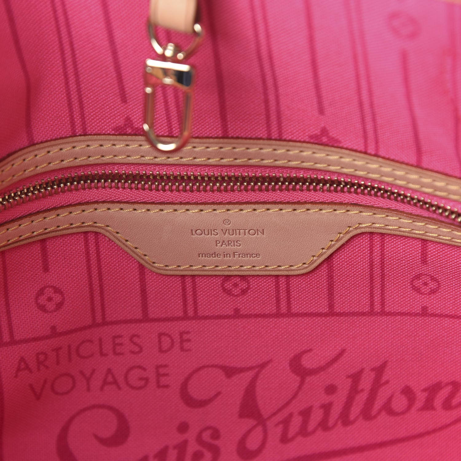 Louis Vuitton Monogram Roses Neverfull MM 8 of 10
