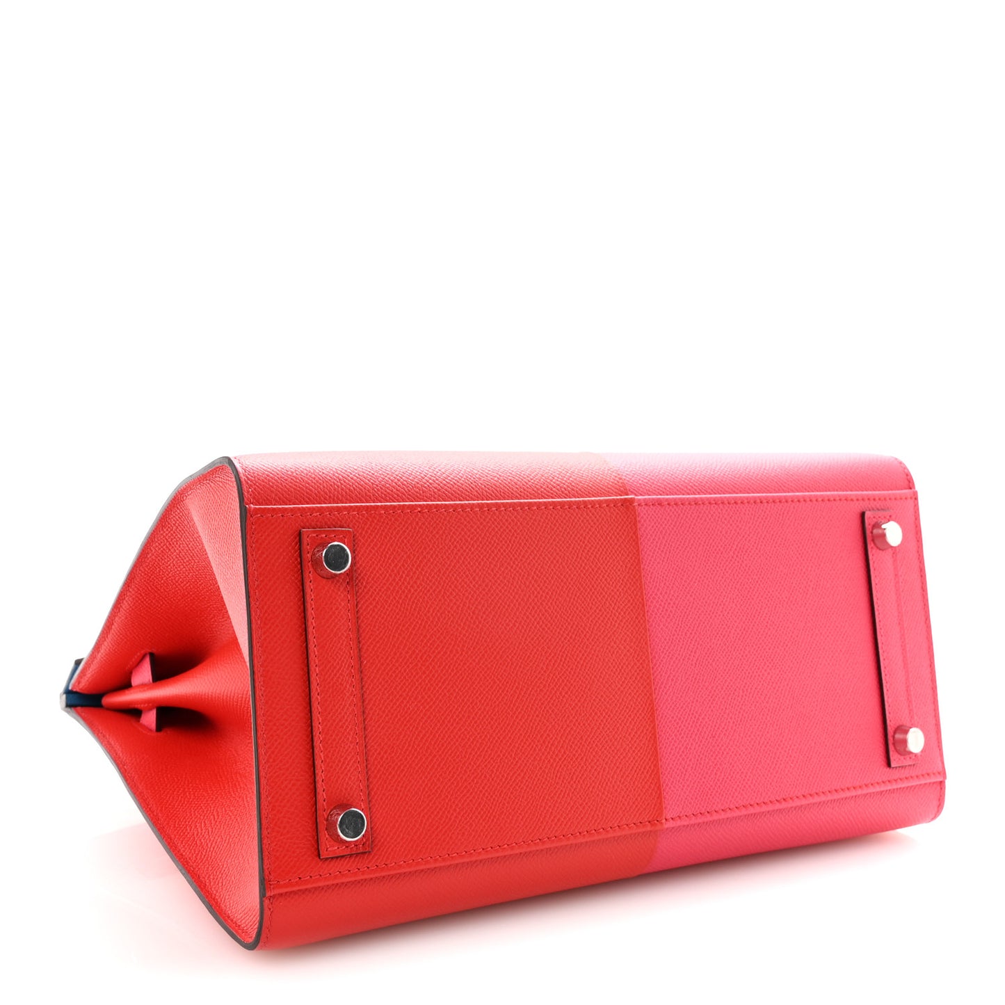 Epsom Casaque Birkin Sellier 30 Rouge Coeur Rose Extreme Bleu Zanzibar