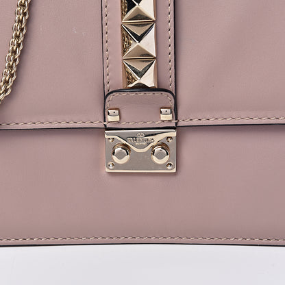 Valentino Garavani Vitello Medium Glam Lock Rockstud Flap Poudre 13 of 13