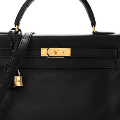 Hermes Swift Kelly Retourne 32 Black 8 of 20