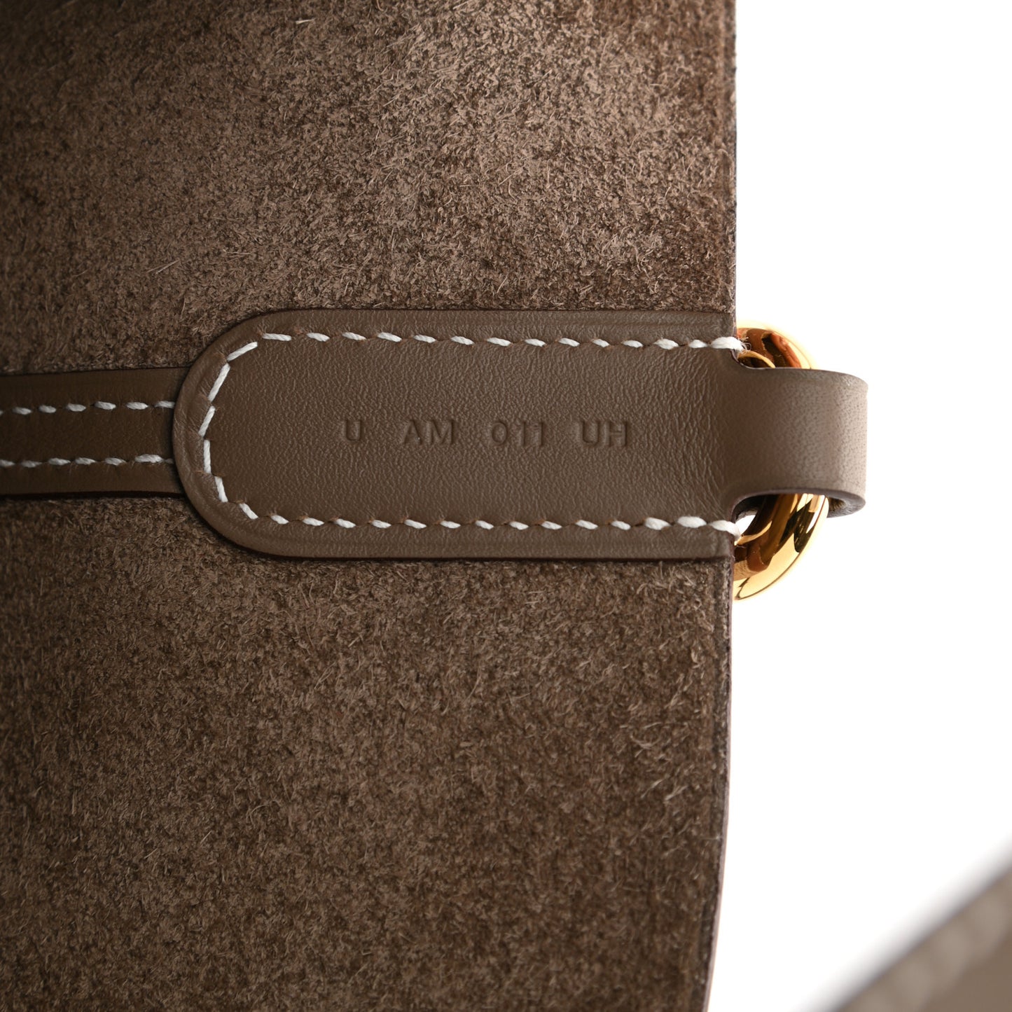 Taurillon Clemence Swift In-The-Loop 18 Bag Etoupe