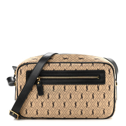 Saint Laurent Canvas Monogram All Over Camera Bag Beige 1 of 11