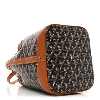 Goyard Goyardine Petit Flot Bucket Bag PM Black Gold 4 of 9
