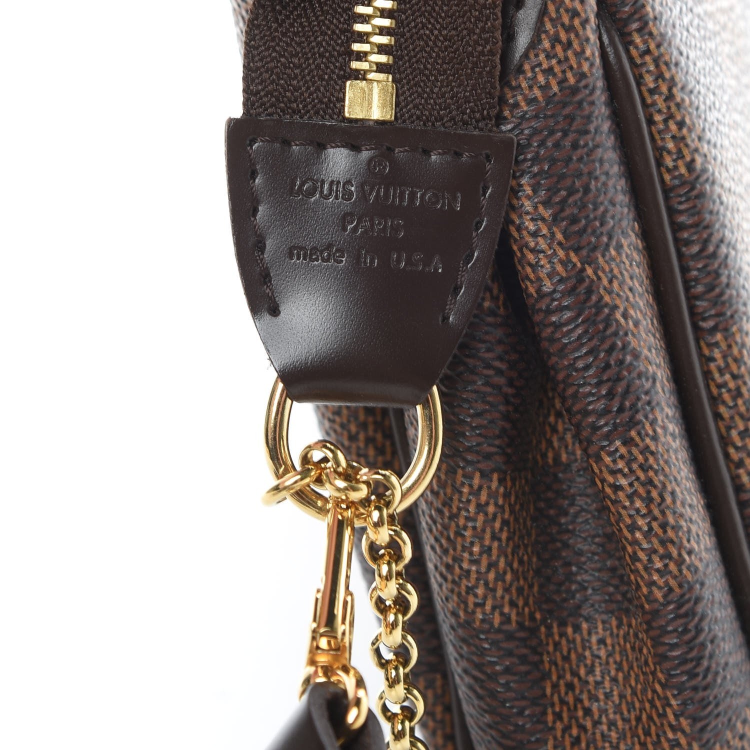 Louis Vuitton Damier Ebene Eva Clutch 6 of 10