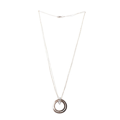 Damiani 18K Pink Gold Diamond Sophia Loren Pendant Necklace 3 of 7