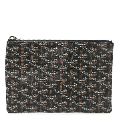 Goyard Goyardine Senat Pochette PM Black Gold 1 of 7
