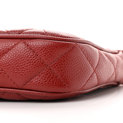 Chanel Caviar Quilted Timeless CC Shoulder Bag Red 10 of 16