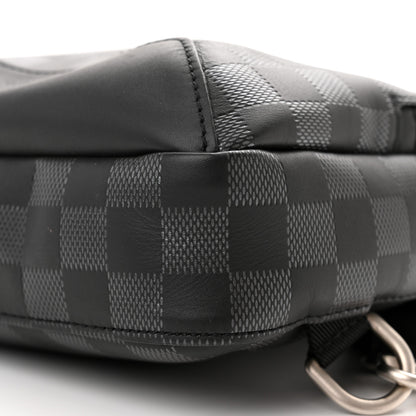 Louis Vuitton Damier Infini Avenue Sling Bag Onyx Silver 10 of 10