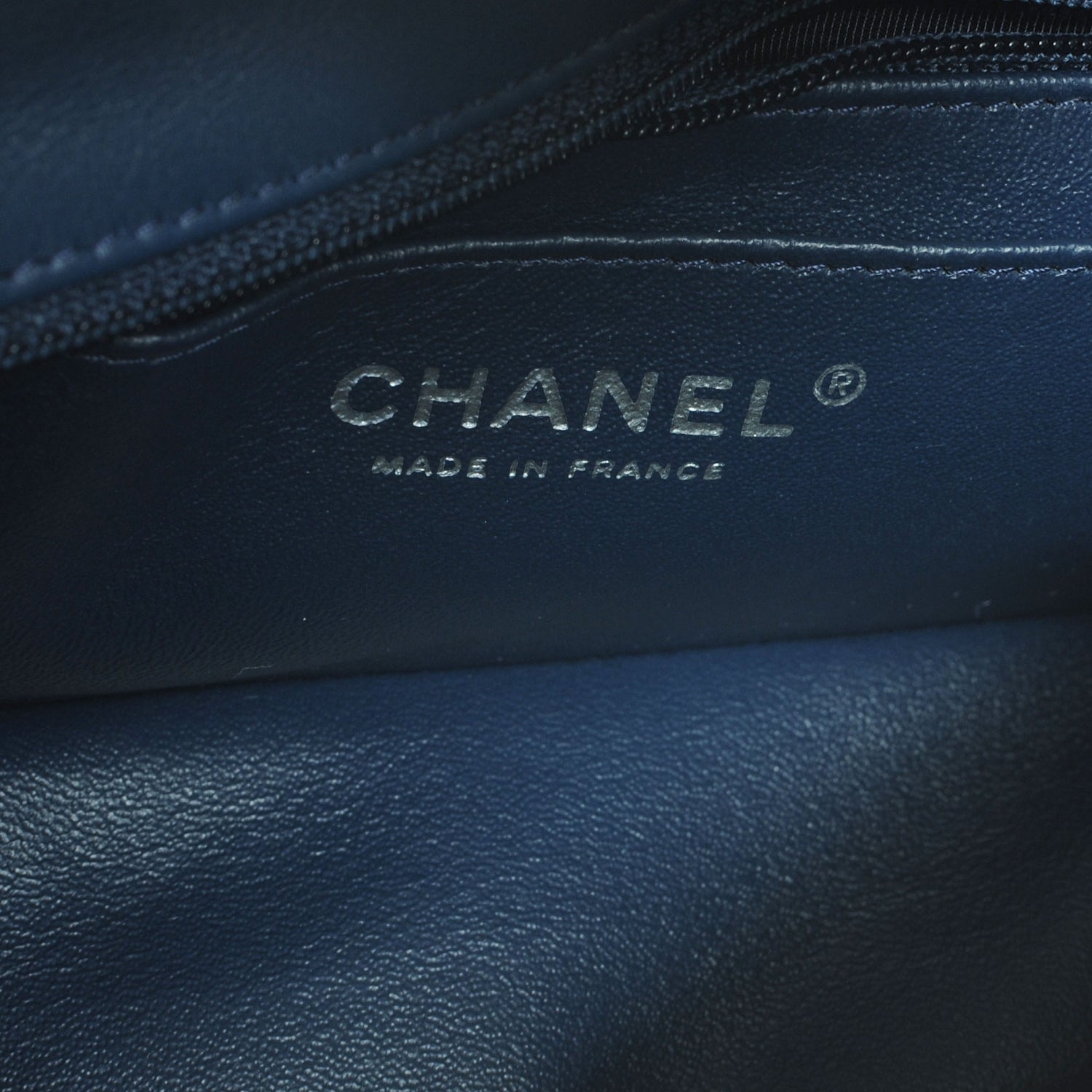 Chanel Patent Quilted Mini Flap Navy Blue 5 of 6