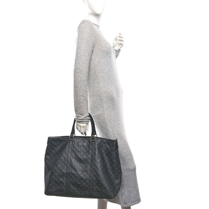 Gucci Guccissima Medium Joy Tote Bag Black 2 of 10