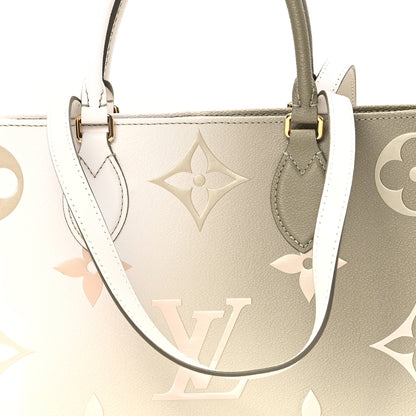 Louis Vuitton Monogram Giant Spring In The City Onthego MM Sunset Kaki 7 of 9