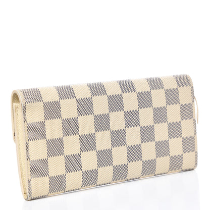 Louis Vuitton Damier Azur Emilie Wallet 3 of 12