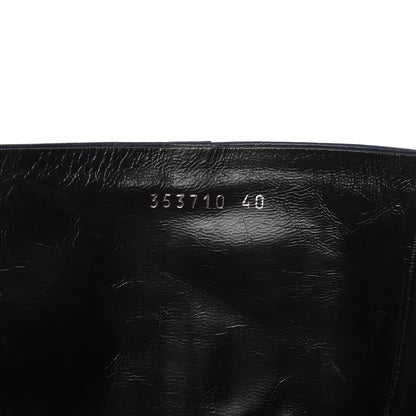 Gucci Kid Side Zip Platform Boots 40 Navy 7 of 8