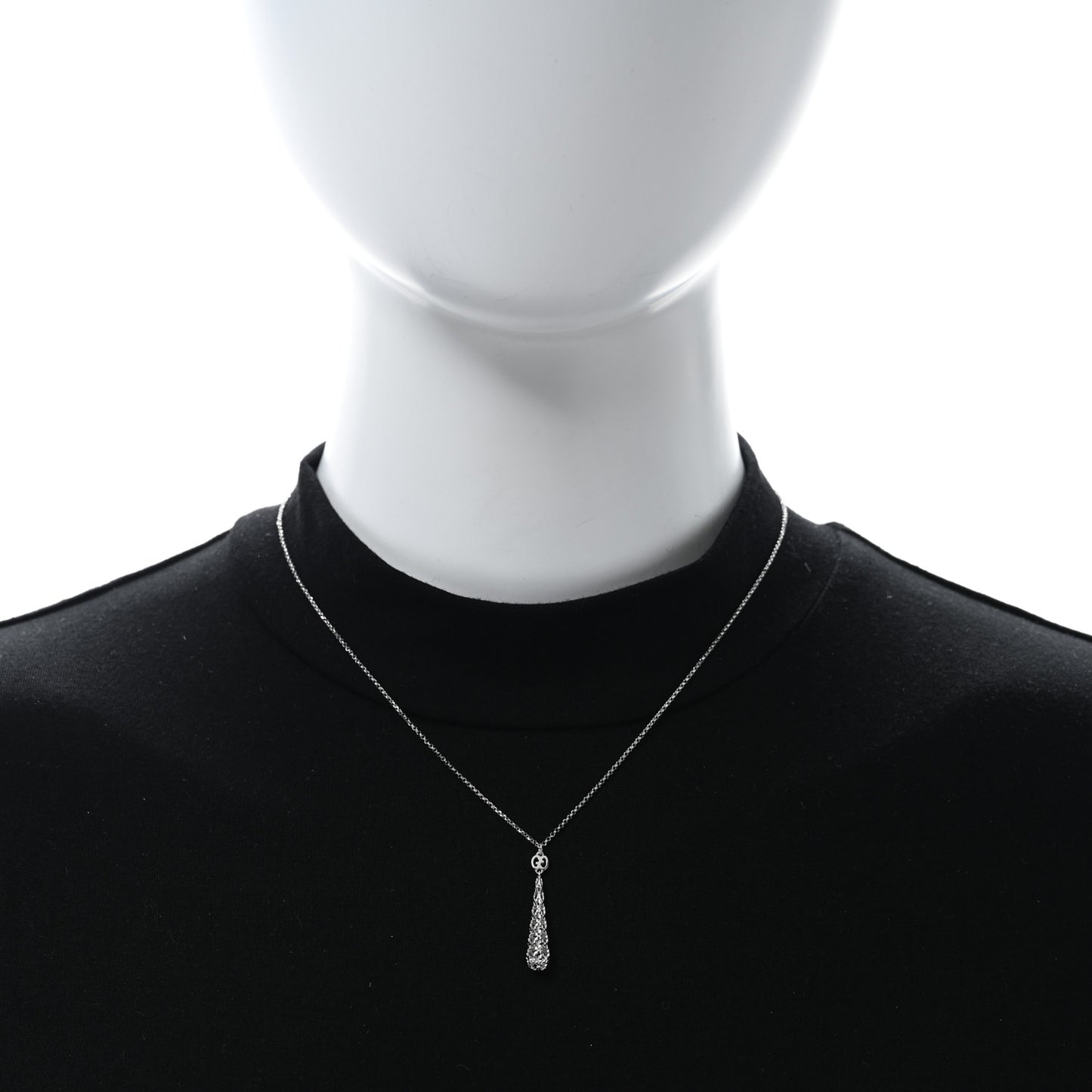 18K White Gold Diamantissima Pendant Necklace