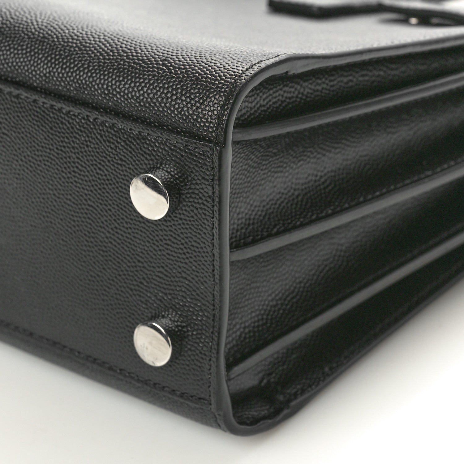 Saint Laurent Grained Calfskin Nano Sac De Jour Black 9 of 10