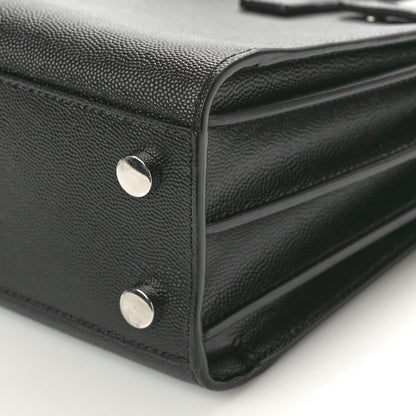 Saint Laurent Grained Calfskin Nano Sac De Jour Black 9 of 10