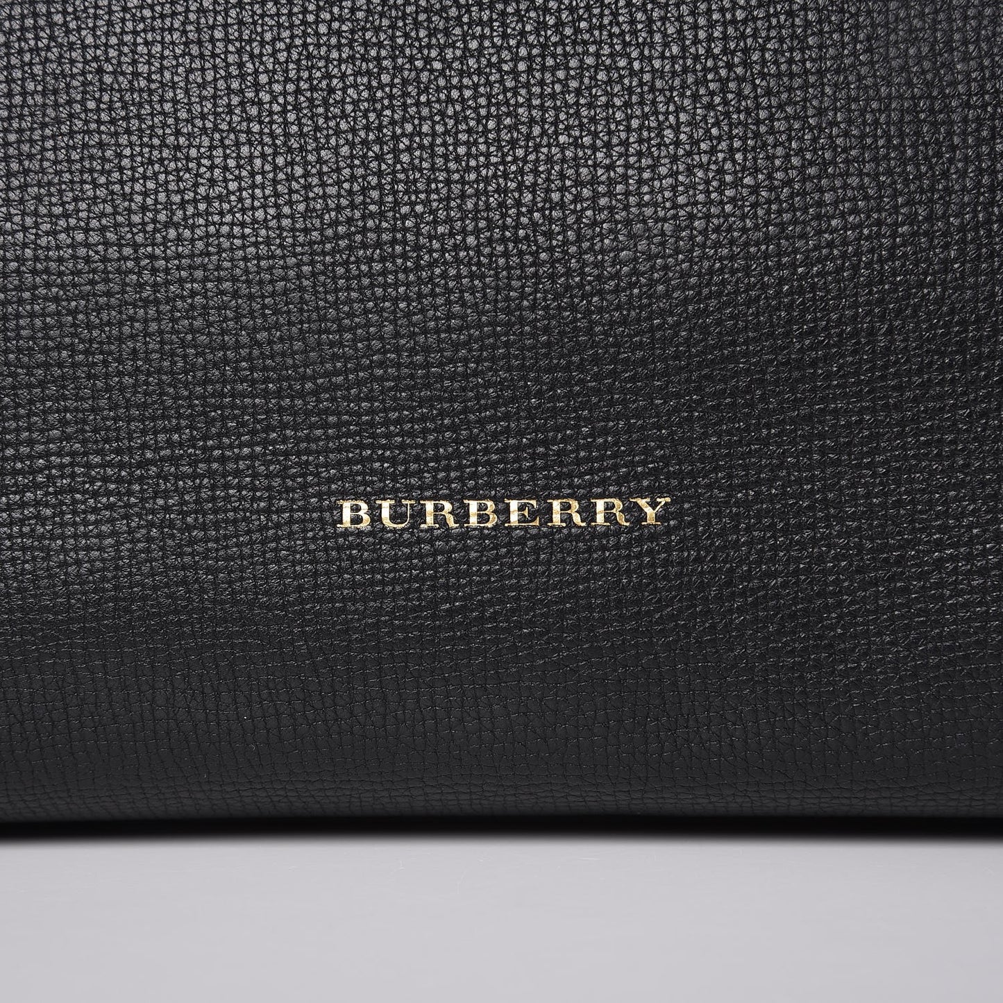 Derby Calfskin House Check Medium Welburn Tote Black