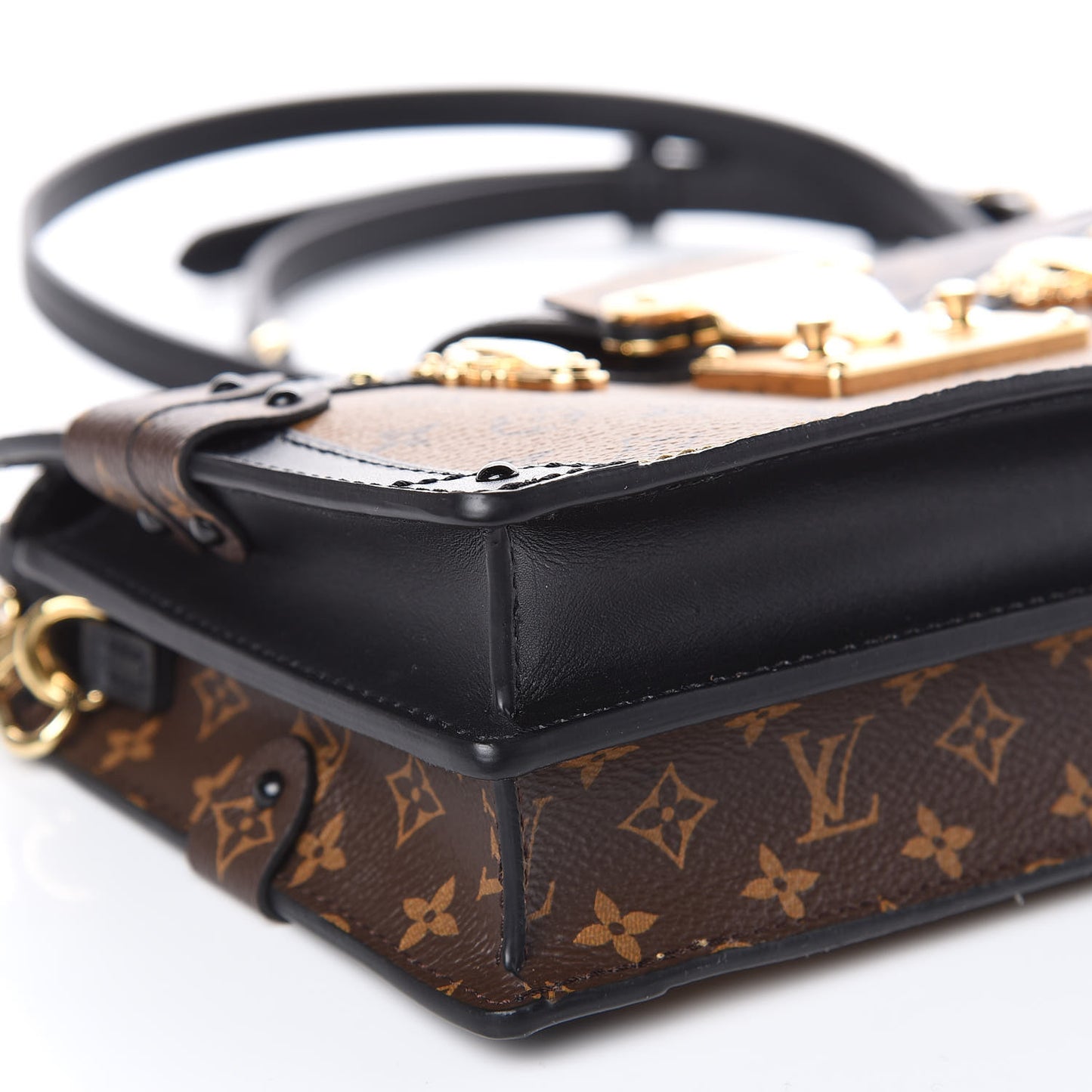 Reverse Monogram Trunk Clutch