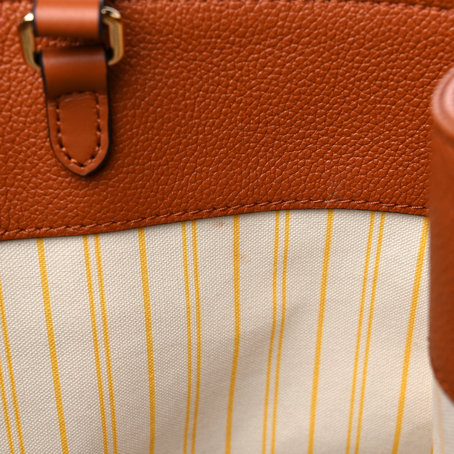 Louis Vuitton Raffia Calfskin Monogram Giant Onthego GM Tan 16 of 21
