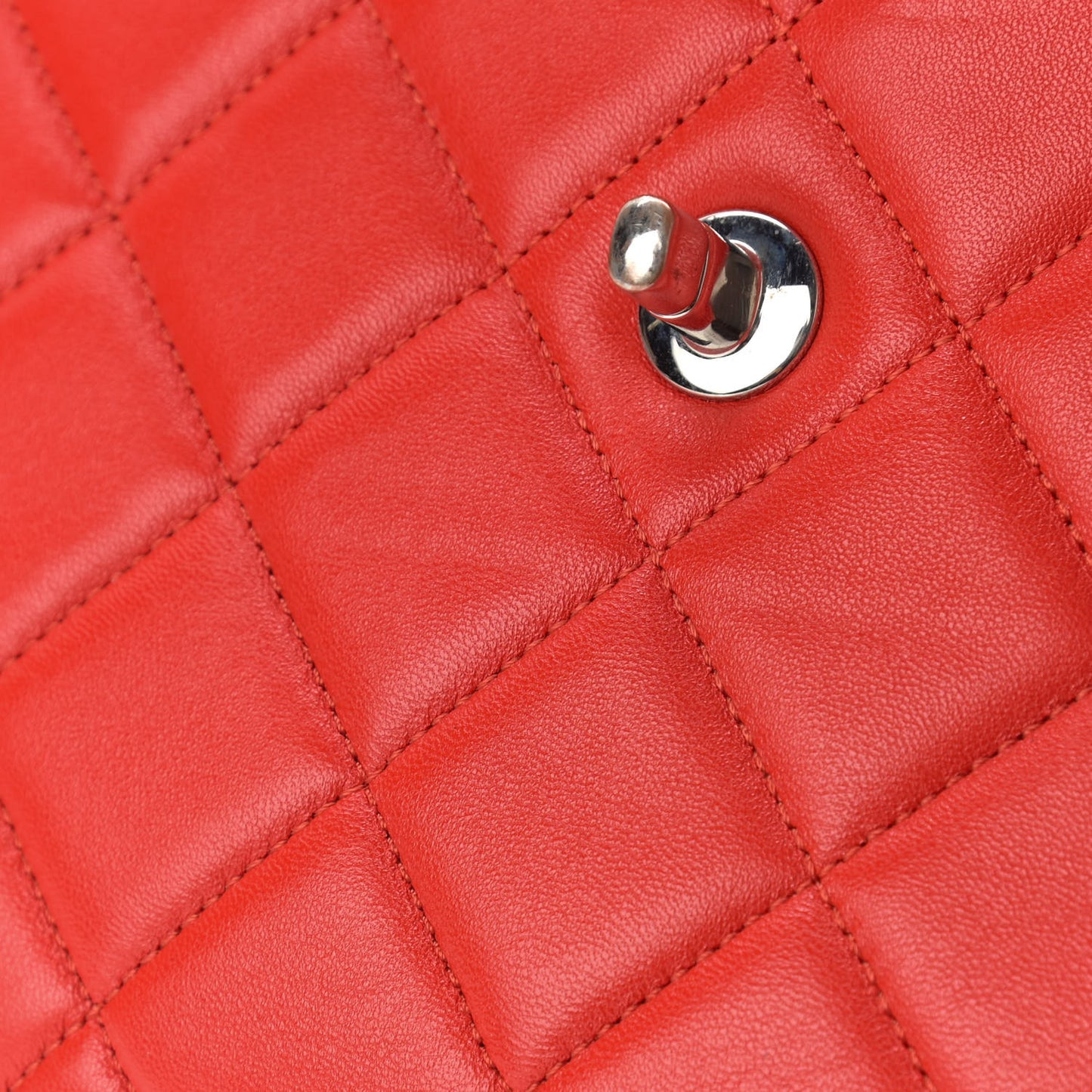 Lambskin Quilted Medium Trendy CC Flap Red