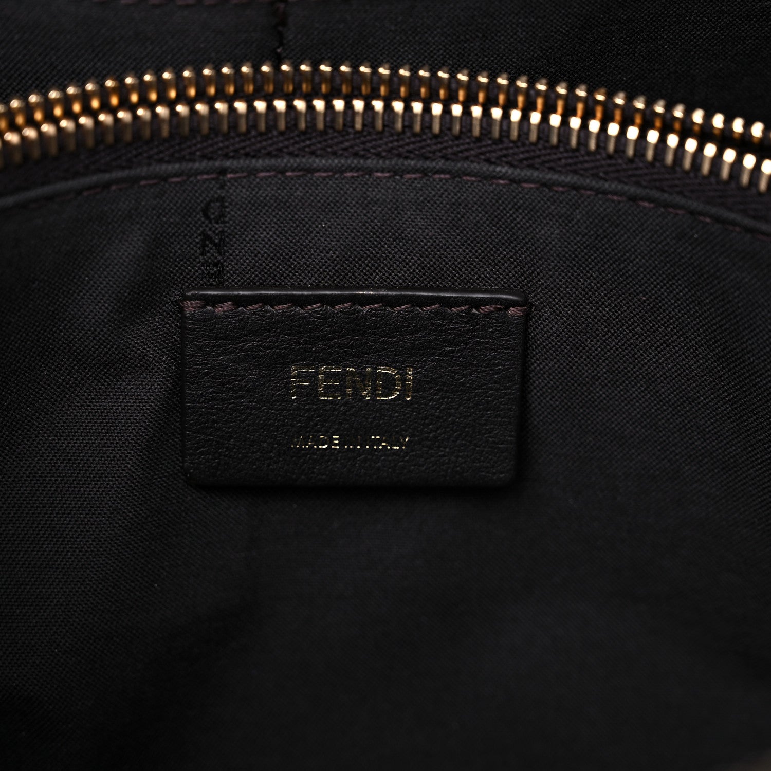 Fendi Vitello King Elaphe Python Print Logo Medium By The Way Boston Bag Miele Scuro Makeup 5 of 11