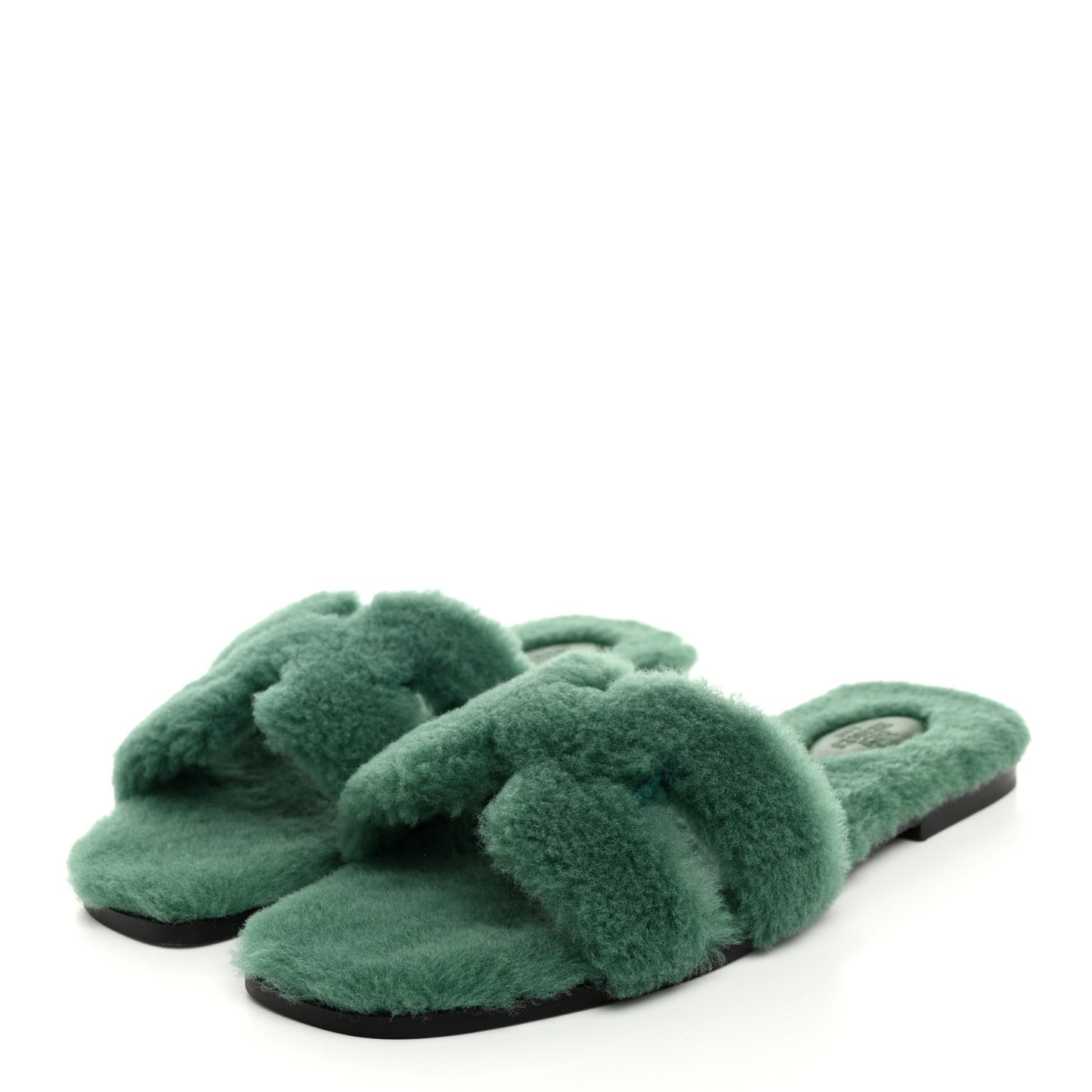 Woolskin Oran Sandals 41 Vert Anglais