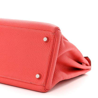 Hermes Togo Kelly Retourne 35  Rouge Pivoine 10 of 11
