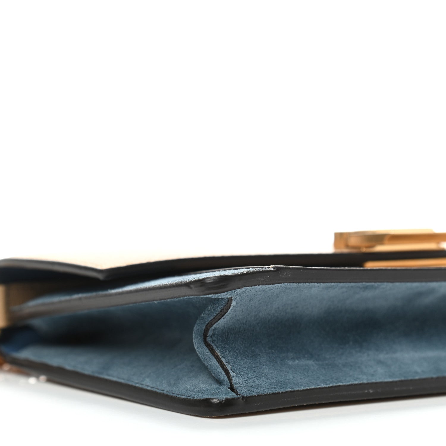 Givenchy Goatskin Suede GV3 Mini Chain Bag Beige Blue 5 of 9