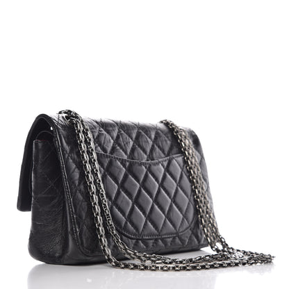 Chanel Aged Calfskin Quilted 2.55 Reissue 225 Flap Black 4 of 10
