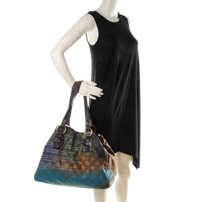 Louis Vuitton Monogram Karung Heartbreak Jokes Tote Violet 2 of 8