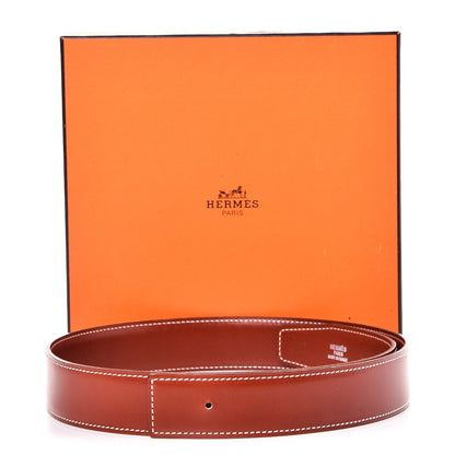Hermes Box 32mm Belt Strap 75 Brique 10 of 10