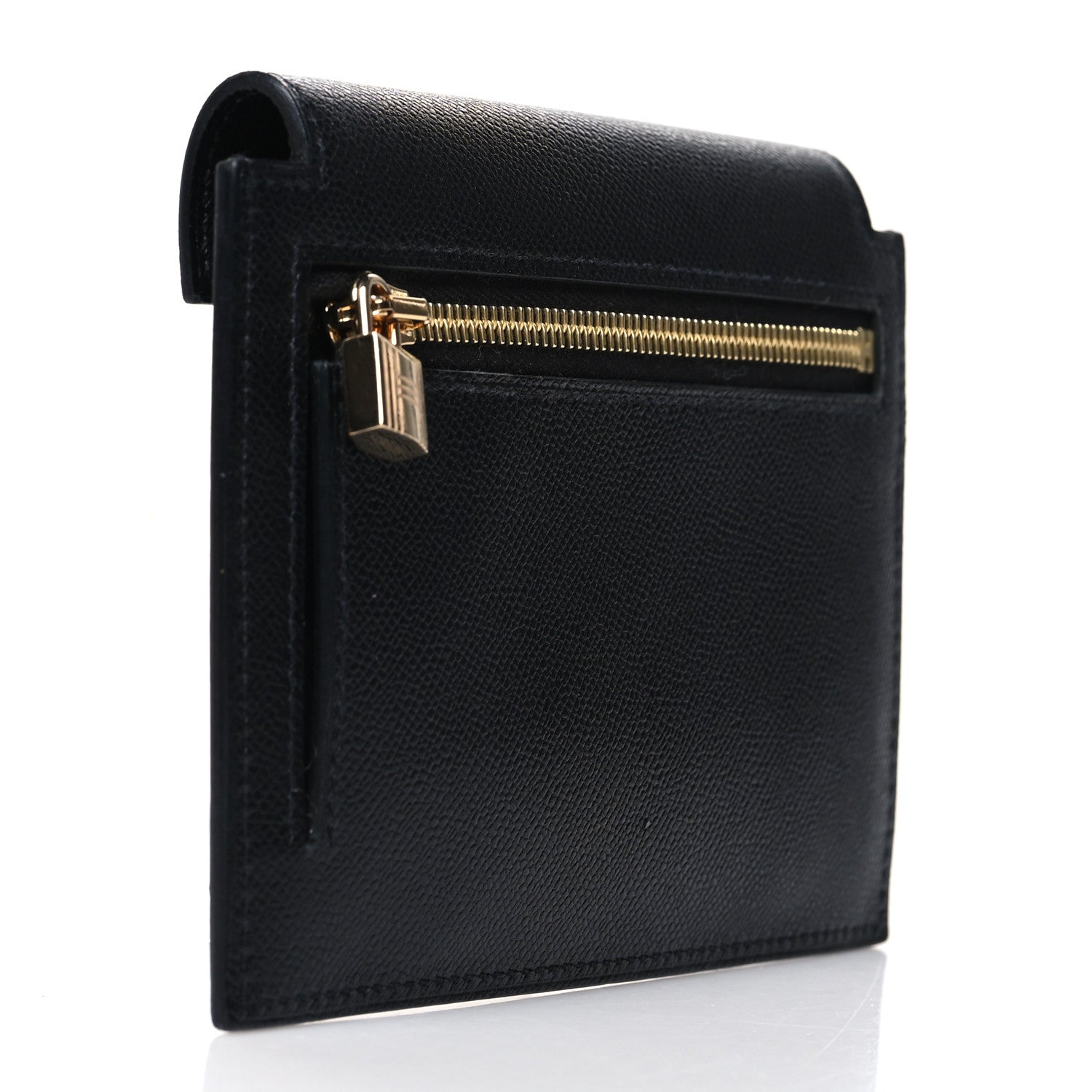 Hermes Epsom Kelly Pocket Compact Wallet Black 3 of 10