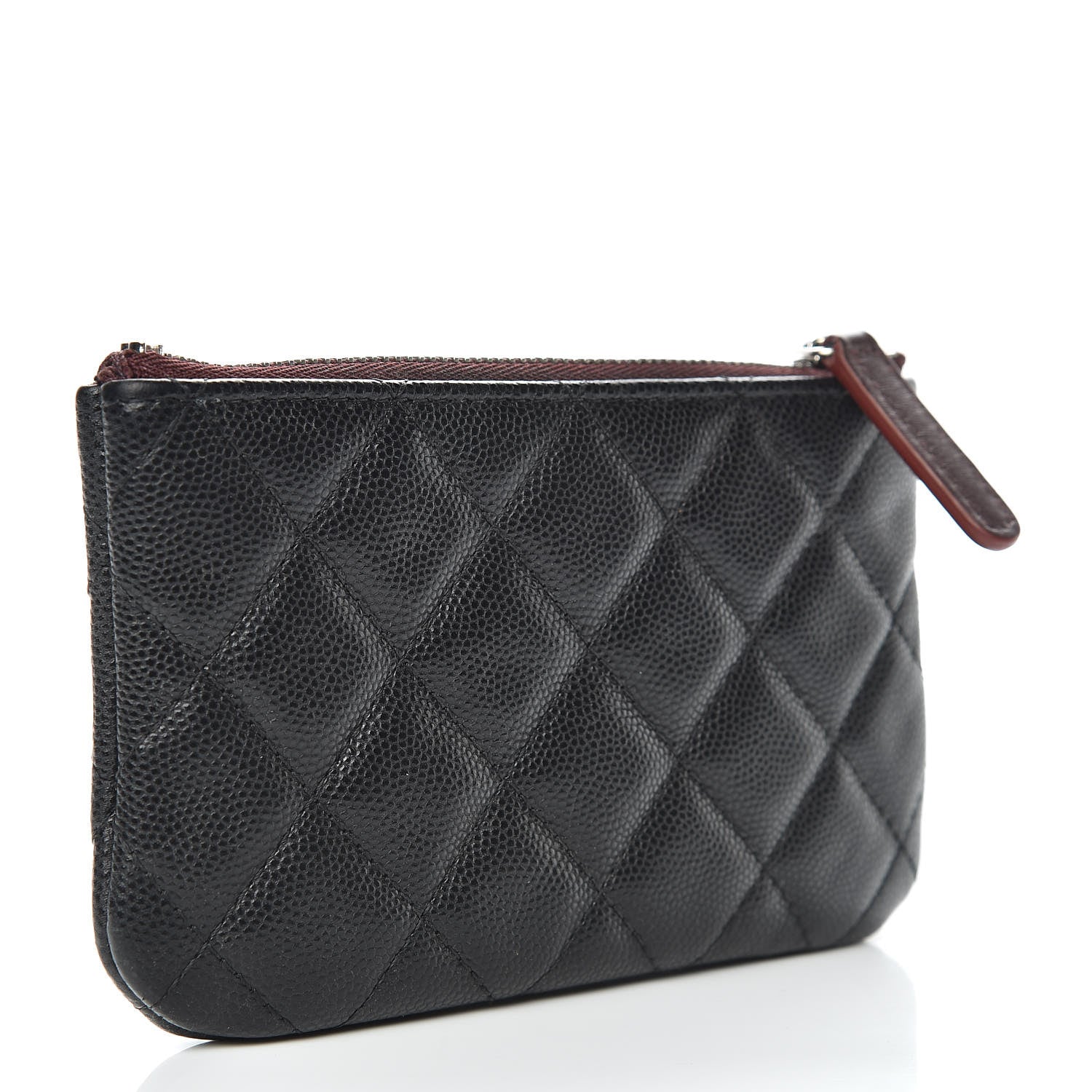 Chanel Caviar Quilted Small Cosmetic Case Black 3 of 8