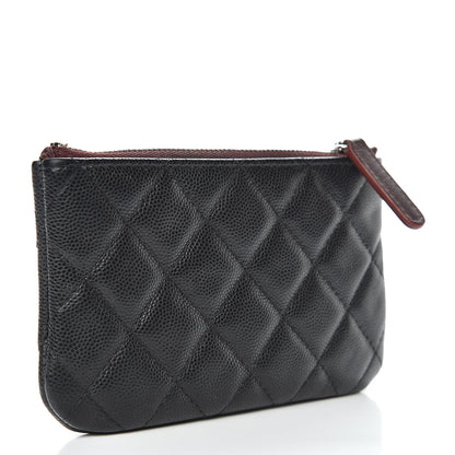 Chanel Caviar Quilted Small Cosmetic Case Black 3 of 8