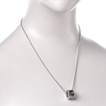 Bulgari 18K White Gold B.Zero1 Pendant Necklace 2 of 7