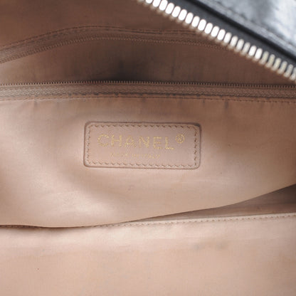 Chanel Lambskin Large Bubble Quilt Bowler Black 6 of 8