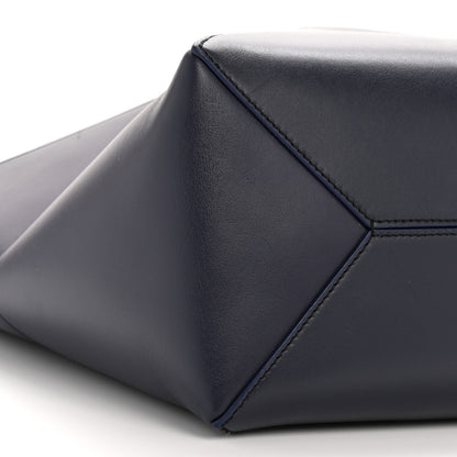 Loewe Shiny Calfskin Medium Puzzle Fold Tote Marine 9 of 10