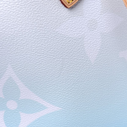 Louis Vuitton Monogram Giant By The Pool Neverfull MM Blue 10 of 10